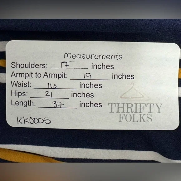 Women's 3/4 Sleeve Striped Travel Dress - Picture 9 of 9